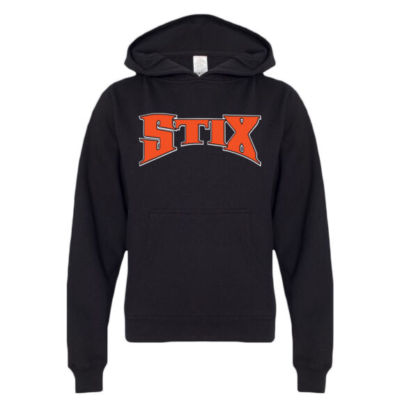 Stix Baseball 2026 Logo 1 - Youth Midweight Hooded Sweatshirt Thumbnail