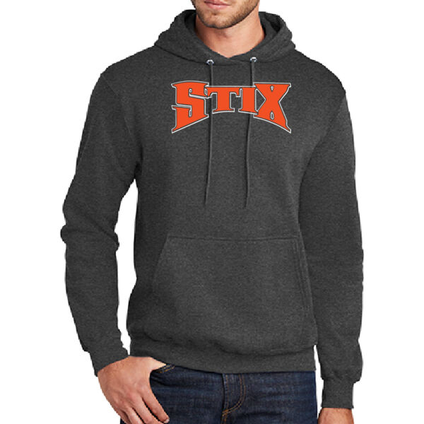 Stix Baseball 2026 Logo 1 - Tall Core Fleece Pullover Hooded Sweatshirt Thumbnail