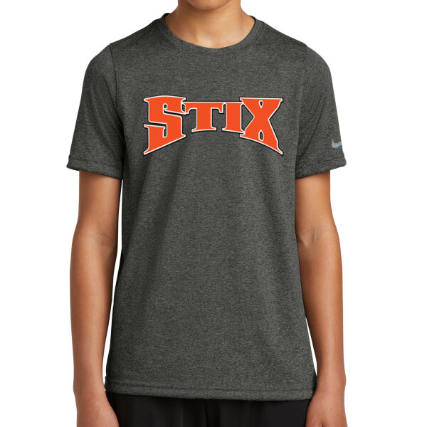 Stix Baseball 2026 Logo 1 - Youth Swoosh Sleeve rLegend Tee Thumbnail