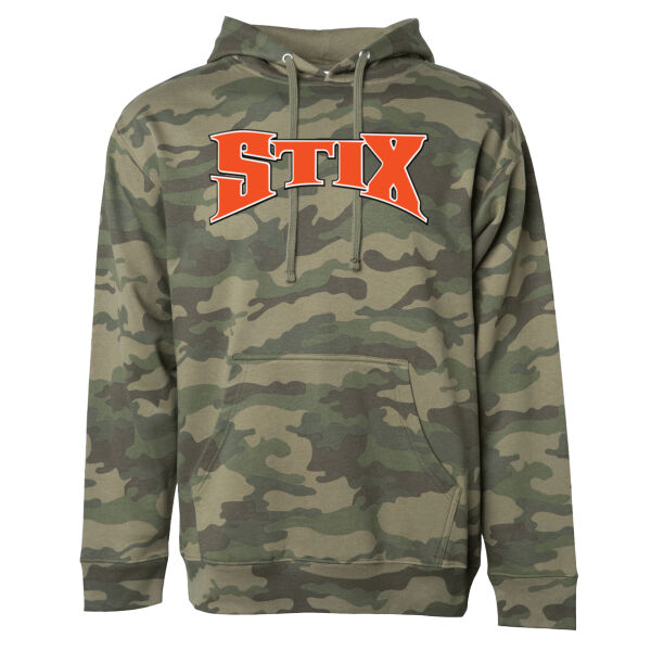 Stix Baseball 2026 Logo 1 - Unisex Midweight Hooded Sweatshirt Thumbnail