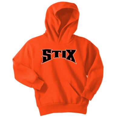 Stix Baseball 2026 Logo 1 - Youth Core Fleece Pullover Hooded Sweatshirt Thumbnail