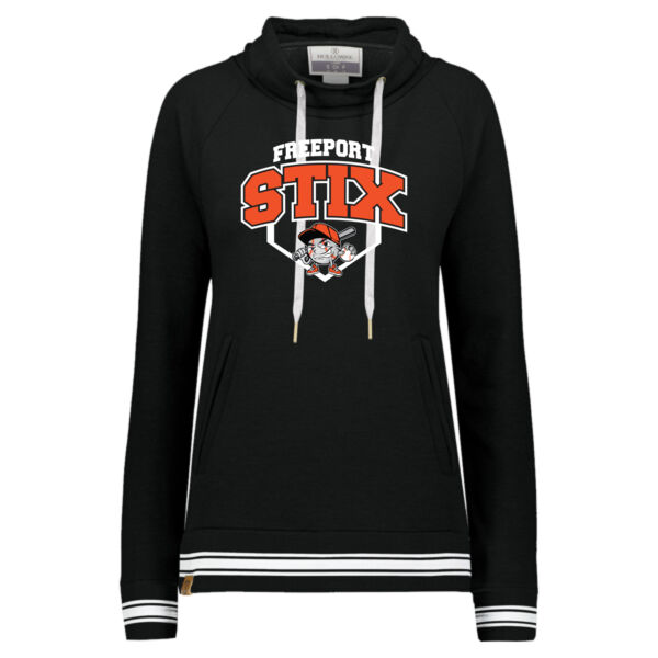 Stix Baseball 2026 Logo 2 - Women's All-American Fleece Funnel Neck Sweatshirt Thumbnail