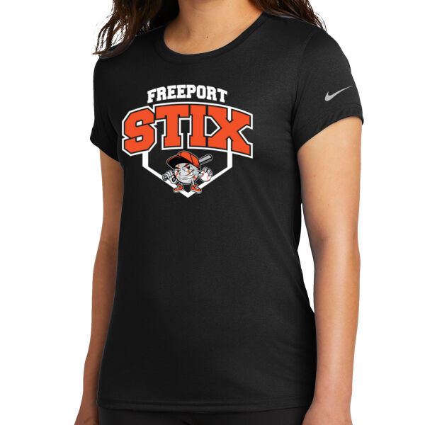 Stix Baseball 2026 Logo 2 - Women's Swoosh Sleeve rLegend Tee Thumbnail