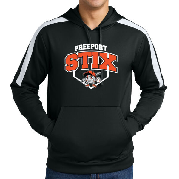 Stix Baseball 2026 Logo 2 - Sport Wick ® Fleece United Pullover Hoodie Thumbnail