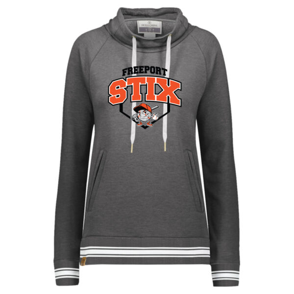Stix Baseball 2026 Logo 2 - Women's All-American Fleece Funnel Neck Sweatshirt Thumbnail
