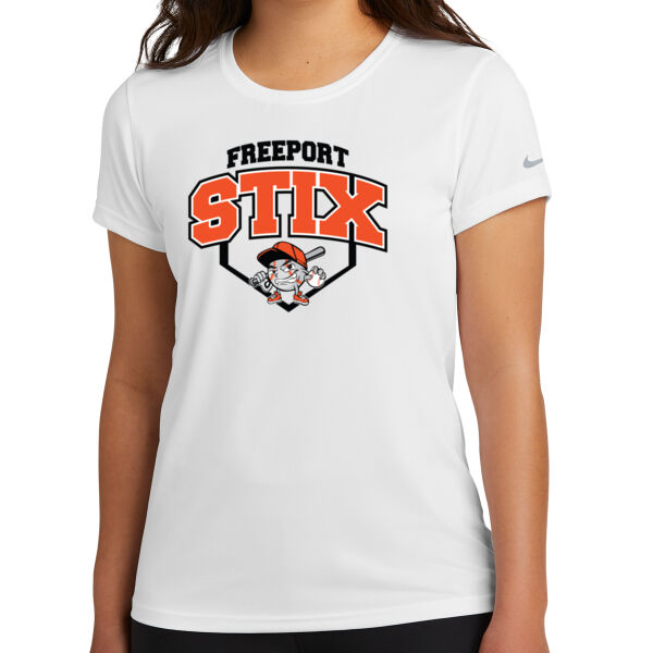 Stix Baseball 2026 Logo 2 - Women's Swoosh Sleeve rLegend Tee Thumbnail