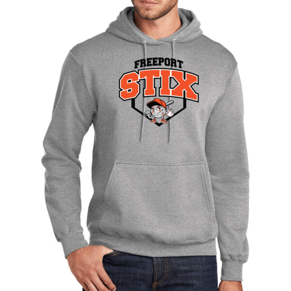 Stix Baseball 2026 Logo 2 - Tall Core Fleece Pullover Hooded Sweatshirt Thumbnail