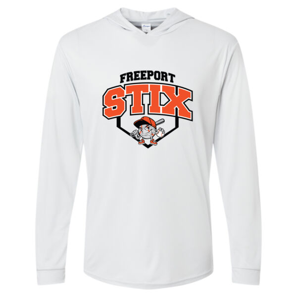 Stix Baseball 2026 Logo 2 - Unisex Bahama Performance Hooded Long Sleeve T-Shirt Thumbnail
