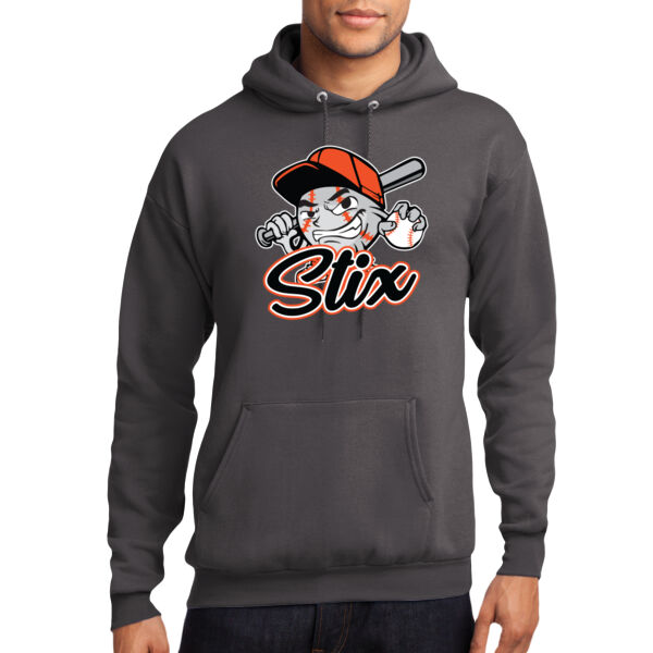 Stix Baseball 2026 Logo 3 - Core Fleece Pullover Hooded Sweatshirt Thumbnail