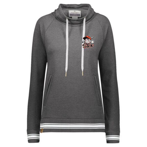 Stix Baseball 2026 Logo 3 - Women's All-American Fleece Funnel Neck Sweatshirt Thumbnail