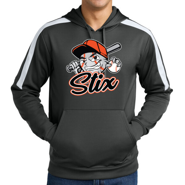 Stix Baseball 2026 Logo 3 - Sport Wick ® Fleece United Pullover Hoodie Thumbnail
