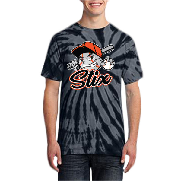 Stix Baseball 2026 Logo 3 - Tie Dye Tee Thumbnail