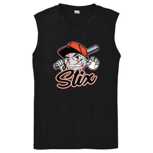 Stix Baseball 2026 Logo 3 - Sleeveless PosiCharge ® Competitor Tee Thumbnail