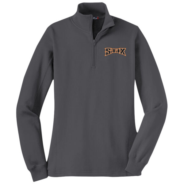 Stix Baseball 2026 Embroidered 1 - Women's 1/4 Zip Sweatshirt Thumbnail