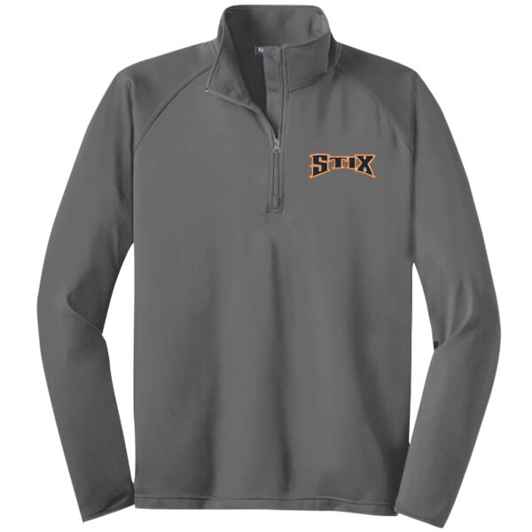 Stix Baseball 2026 Embroidered 1 - Tall Sport Wick ® Stretch 1/4 Zip Pullover Thumbnail
