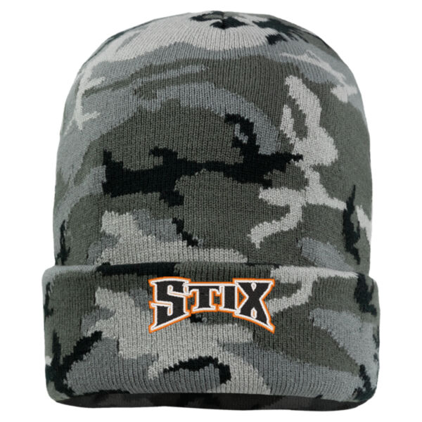 Stix Baseball 2026 Embroidered 1 - 12" Solid Cuffed Beanie Thumbnail