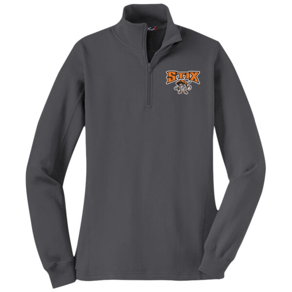 Stix Baseball 2026 Embroidered 2 - Women's 1/4 Zip Sweatshirt Thumbnail