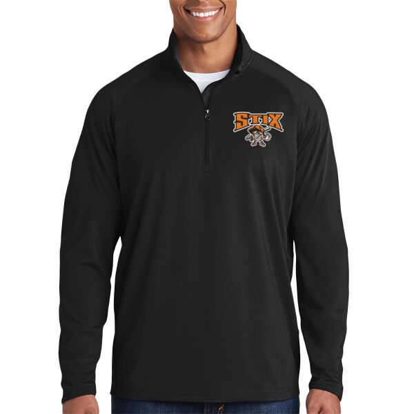 Stix Baseball 2026 Embroidered 2 - Sport Wick ® Stretch 1/4 Zip Pullover Thumbnail