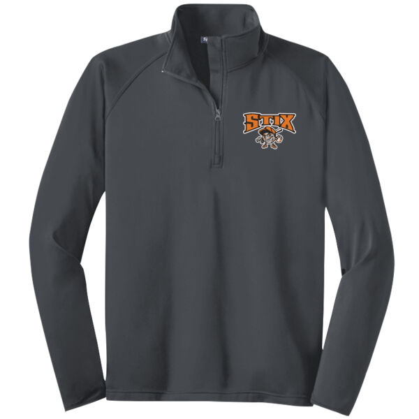 Stix Baseball 2026 Embroidered 2 - Tall Sport Wick ® Stretch 1/4 Zip Pullover Thumbnail