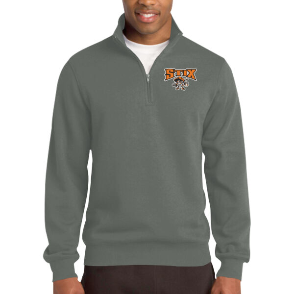 Stix Baseball 2026 Embroidered 2 - Tall 1/4 Zip Sweatshirt Thumbnail