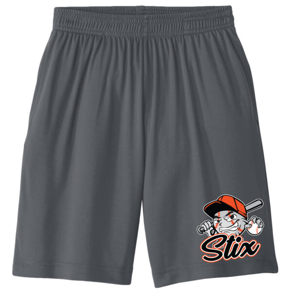 Stix Baseball 2026 Logo 3 - Youth PosiCharge ® Competitor Pocketed Short Thumbnail
