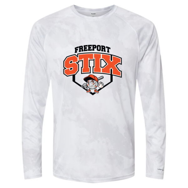 Stix Baseball 2026 Logo 2 - Cabo Camo Performance Long Sleeve T-Shirt Thumbnail