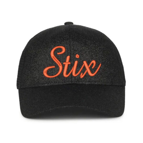 Stix Baseball 2026 Embroidered Ladies Logo - Glitter Mesh Back Thumbnail