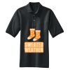 Heavyweight Cotton Pique Polo with Pocket Thumbnail